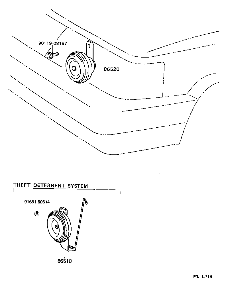  TERCEL |  HORN