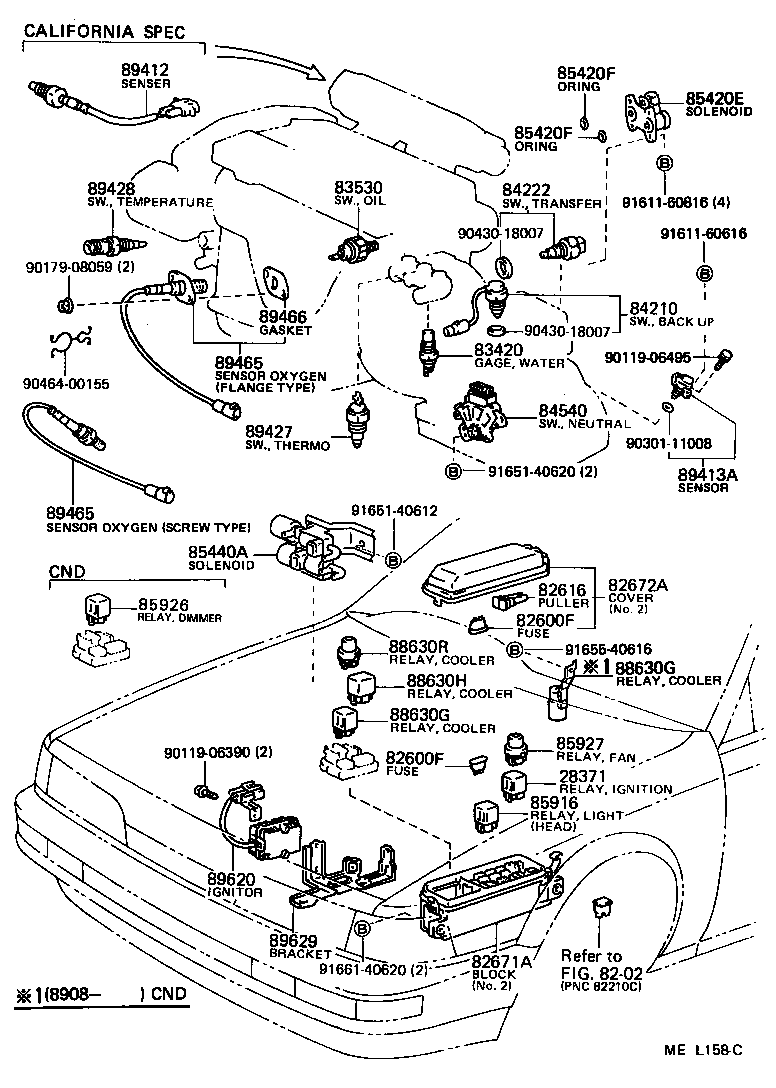  CAMRY JPP |  SWITCH RELAY COMPUTER