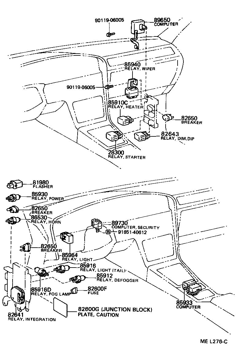  SUPRA |  SWITCH RELAY COMPUTER