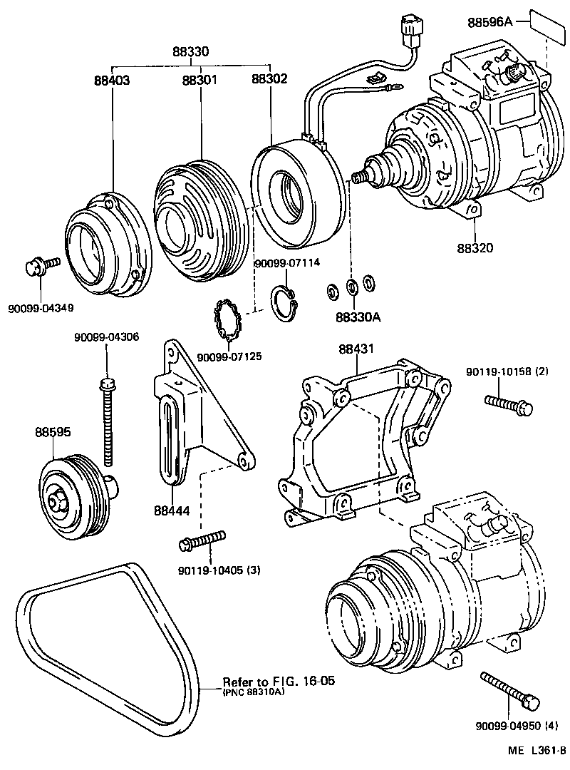  SUPRA |  HEATING AIR CONDITIONING COMPRESSOR