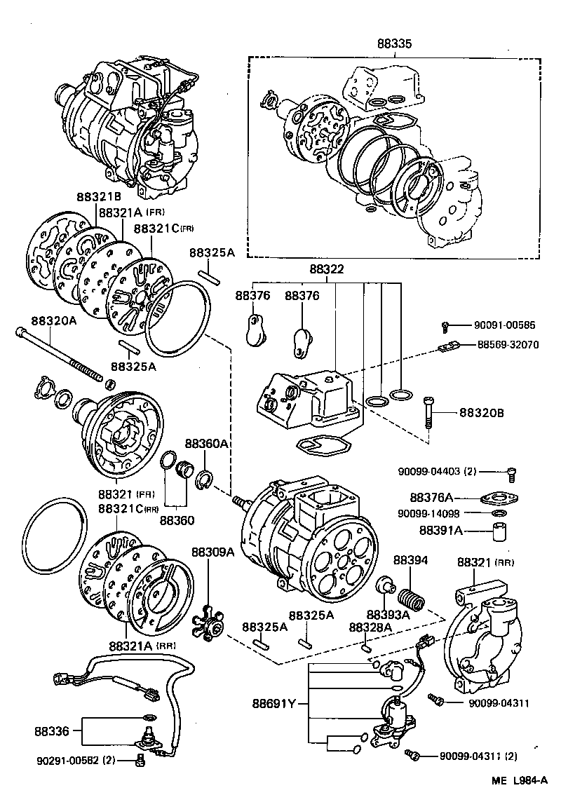  CAMRY |  HEATING AIR CONDITIONING COMPRESSOR