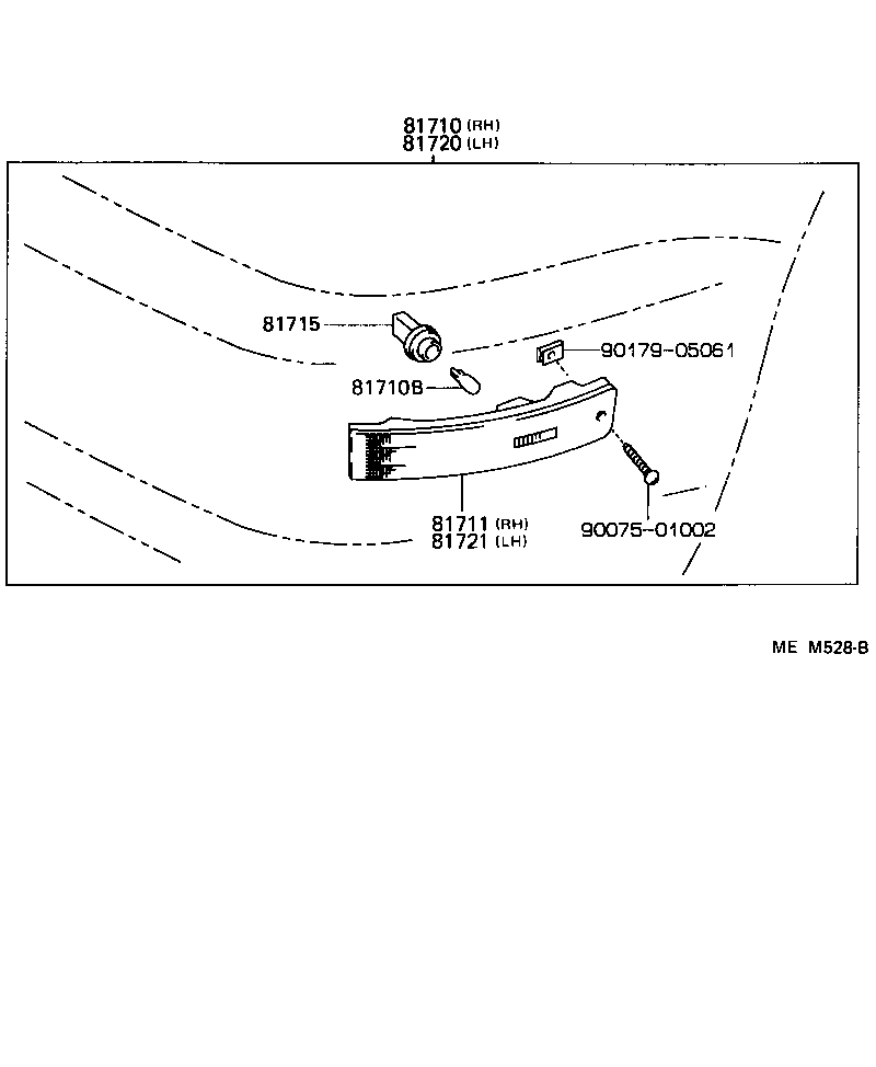  LS400 |  FRONT MARKER LAMP