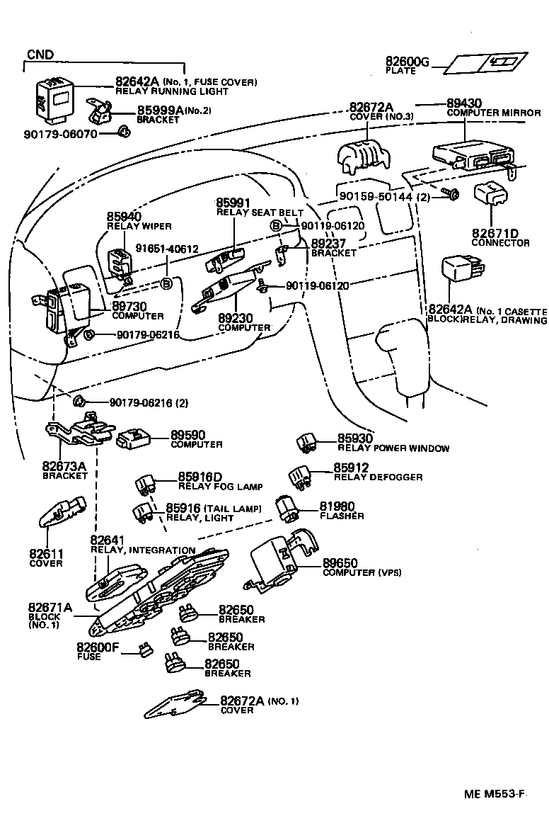  LS400 |  SWITCH RELAY COMPUTER