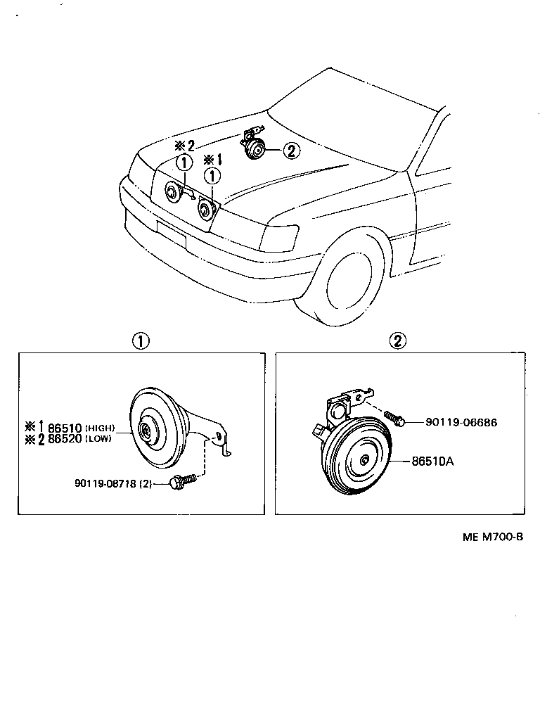  LS400 |  HORN