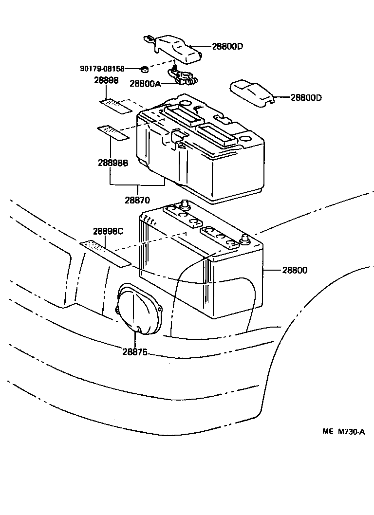  LS400 |  BATTERY BATTERY CABLE