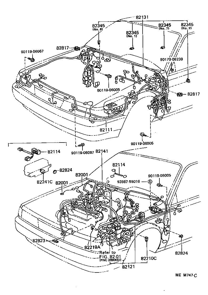  CAMRY NAP |  WIRING CLAMP