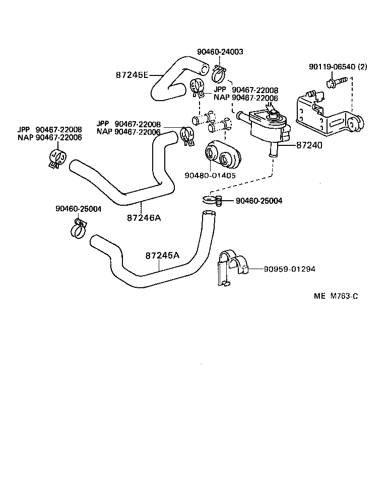  CAMRY NAP |  HEATING AIR CONDITIONING WATER PIPING