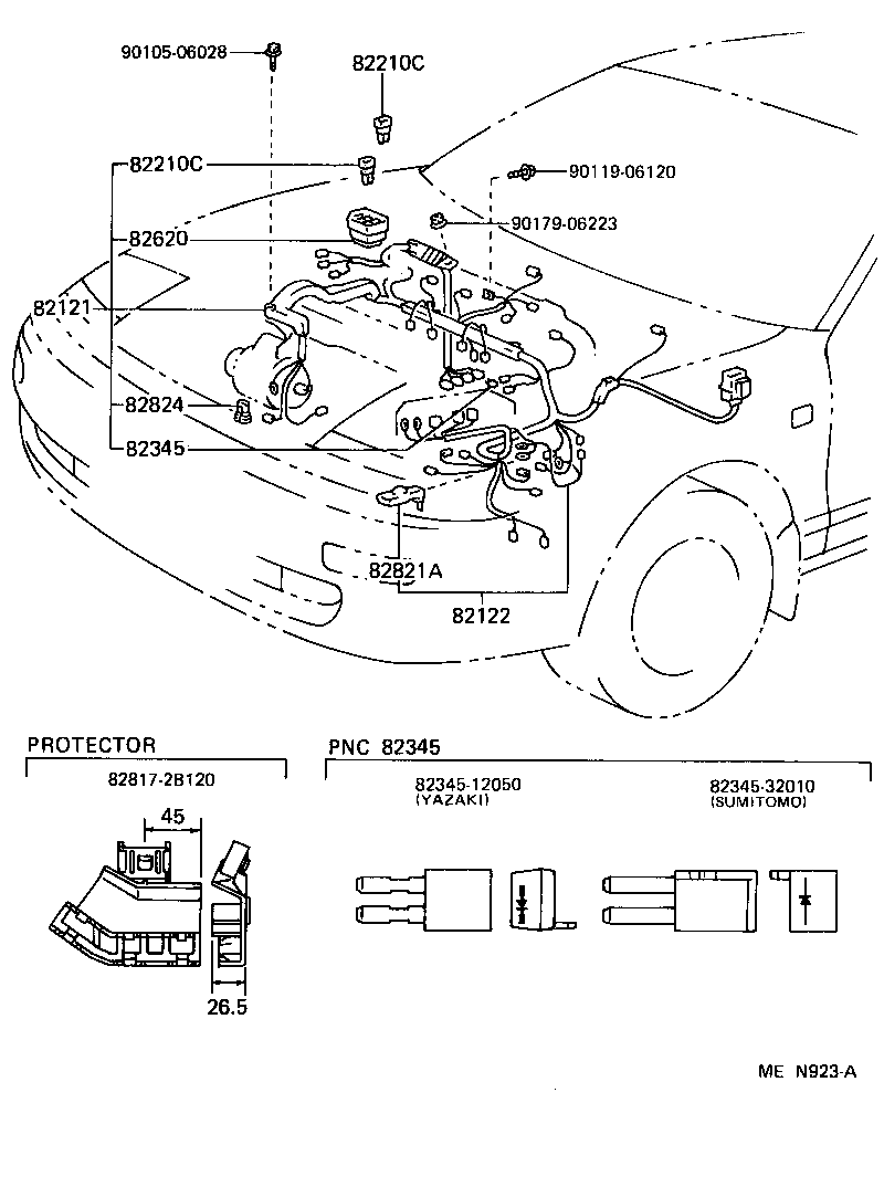  CELICA |  WIRING CLAMP