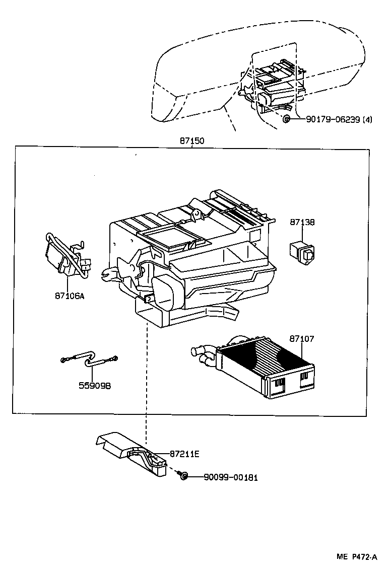  MR2 |  HEATING AIR CONDITIONING HEATER UNIT BLOWER