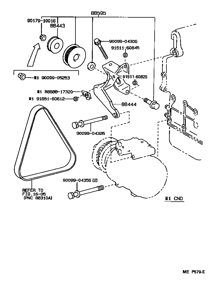  MR2 |  HEATING AIR CONDITIONING COMPRESSOR