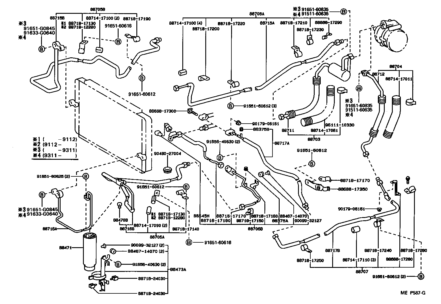  MR2 |  HEATING AIR CONDITIONING COOLER PIPING