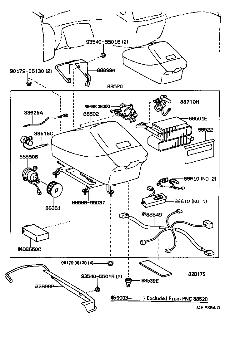  PREVIA |  HEATING AIR CONDITIONING COOLER UNIT