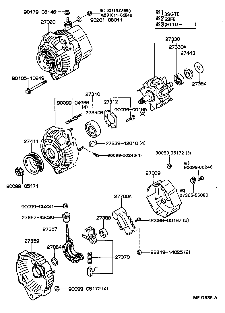  MR2 |  ALTERNATOR