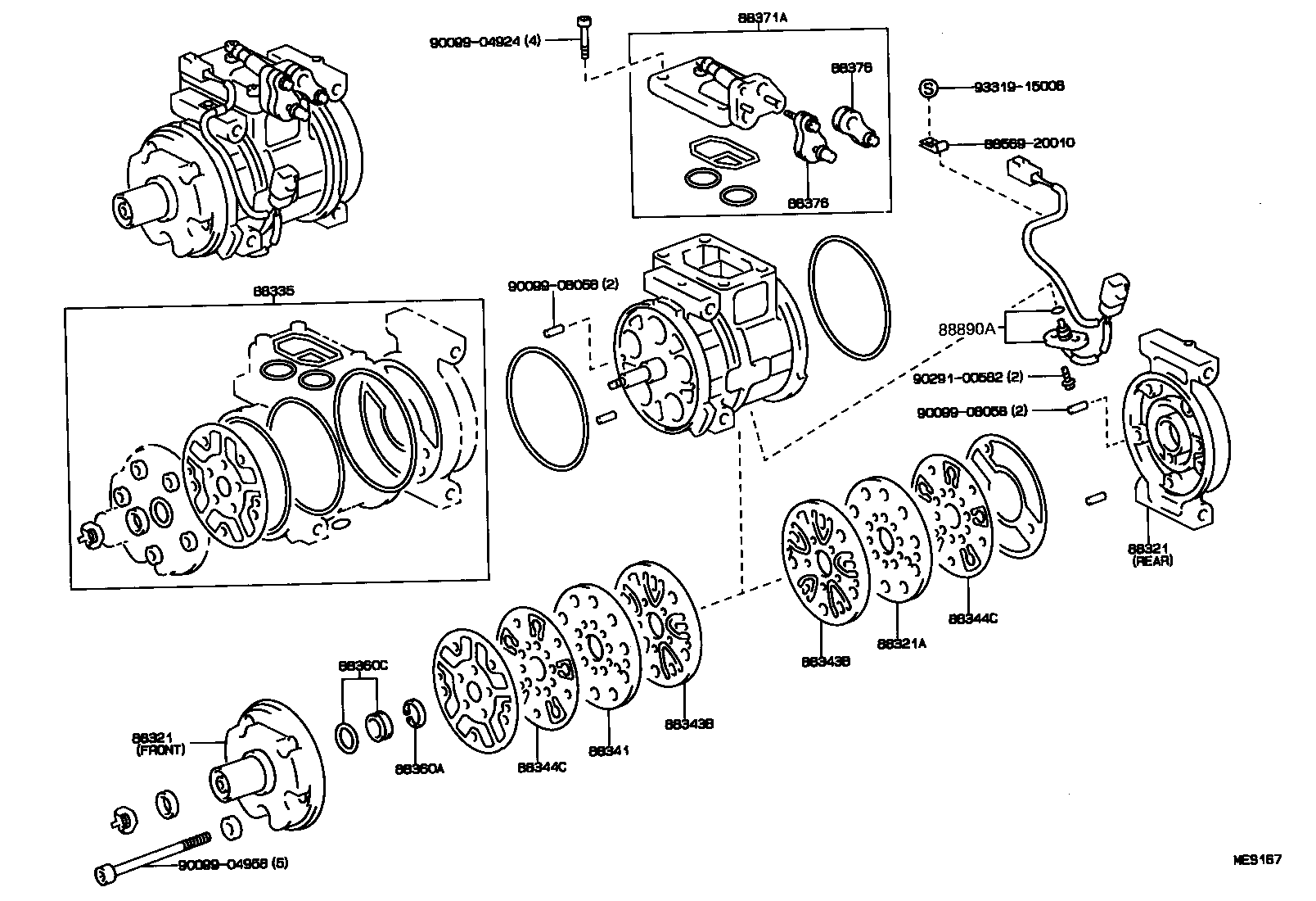  CELICA |  HEATING AIR CONDITIONING COMPRESSOR