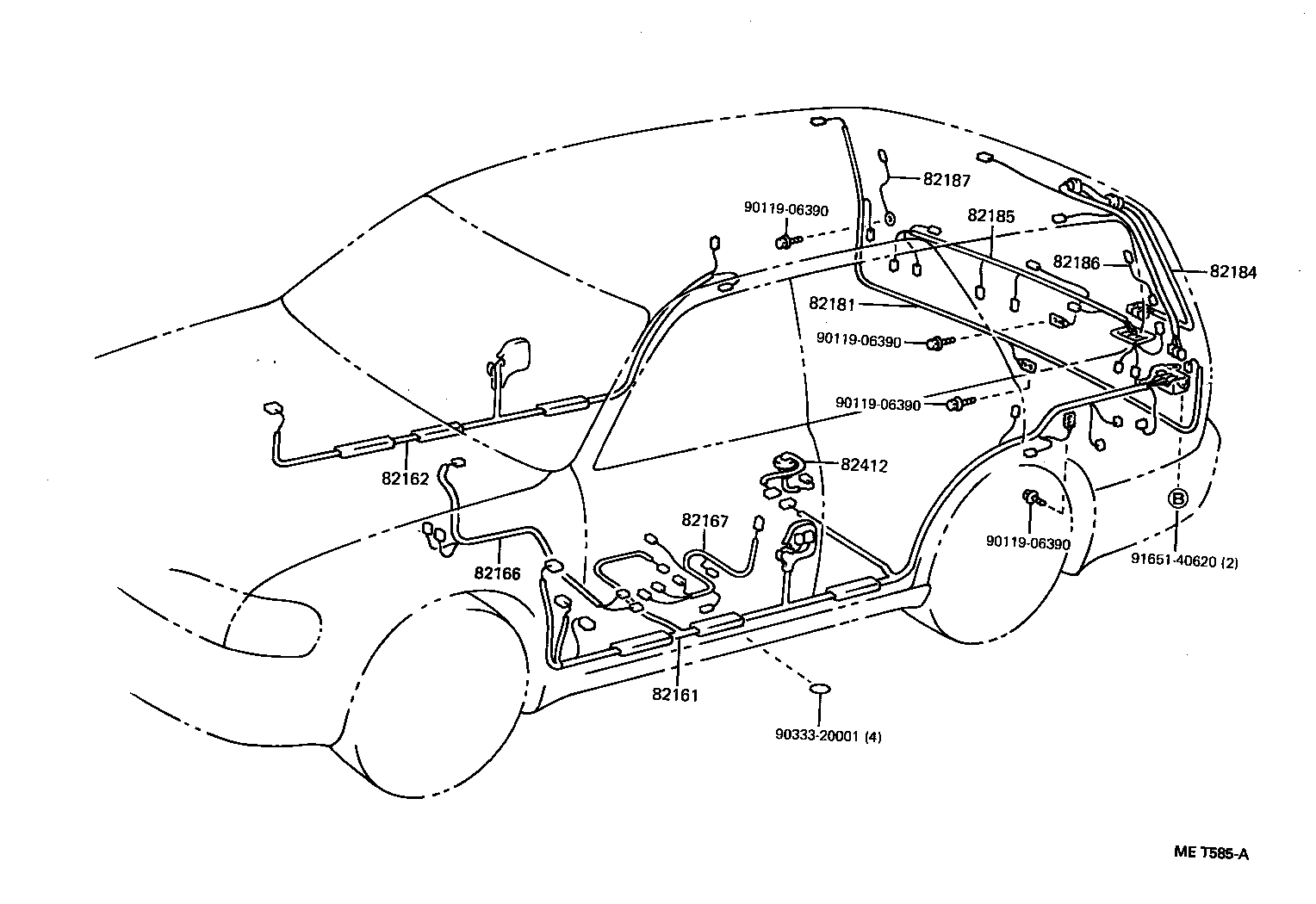  CAMRY NAP |  WIRING CLAMP