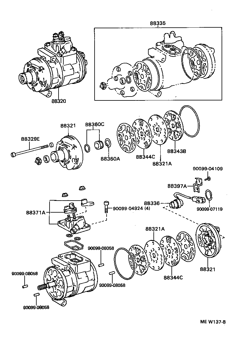  GS300 |  HEATING AIR CONDITIONING COMPRESSOR