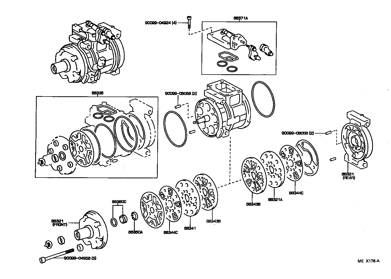  CELICA |  HEATING AIR CONDITIONING COMPRESSOR