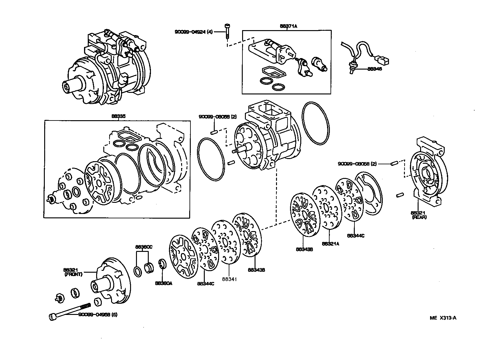  CELICA |  HEATING AIR CONDITIONING COMPRESSOR