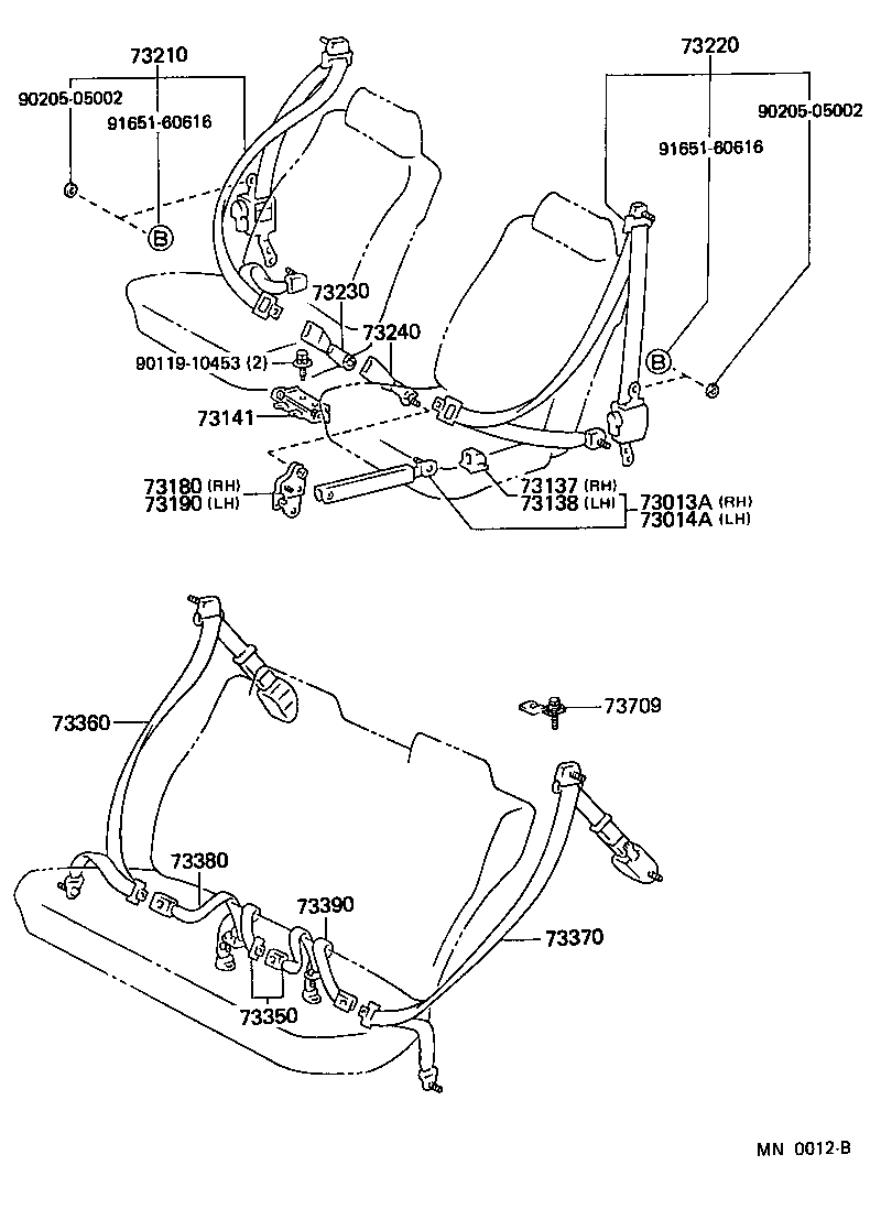  ES250 |  SEAT BELT CHILD RESTRAINT SEAT