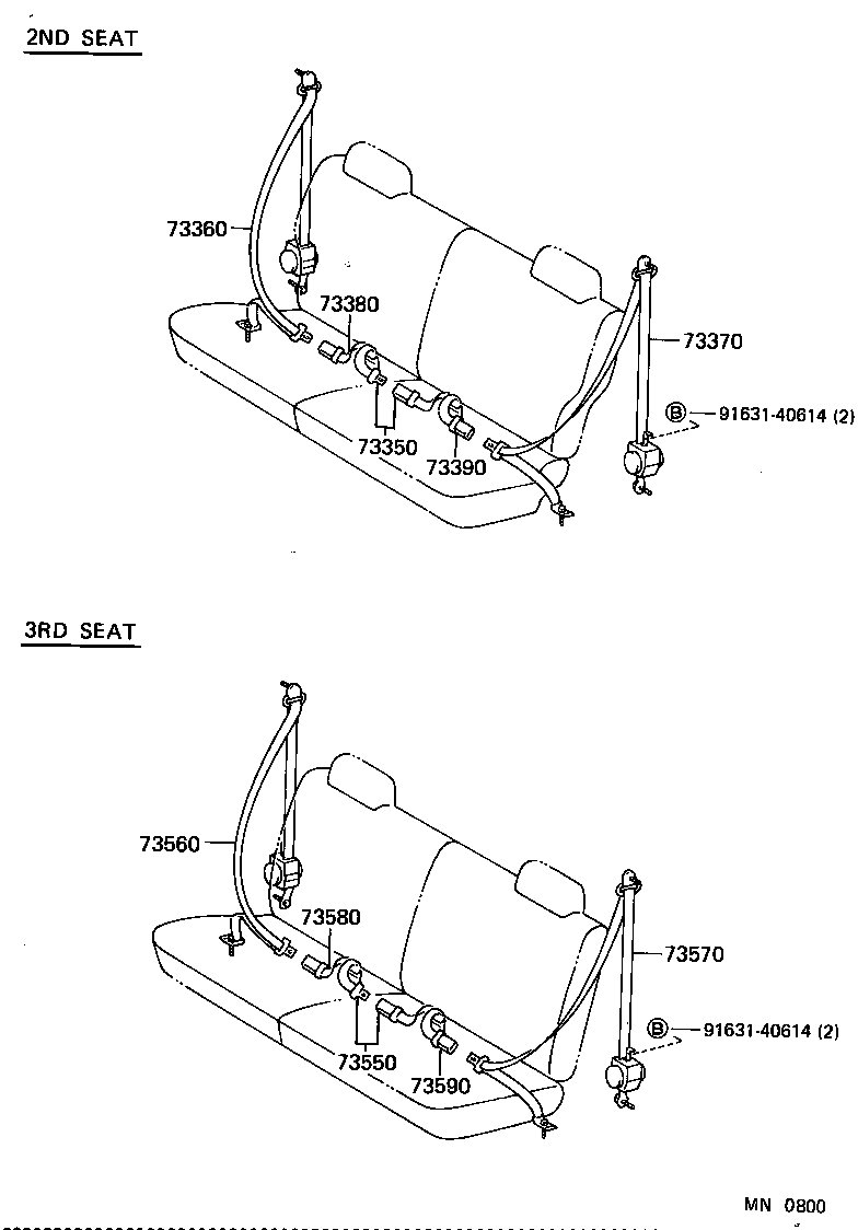  LAND CRUISER 80 |  SEAT BELT