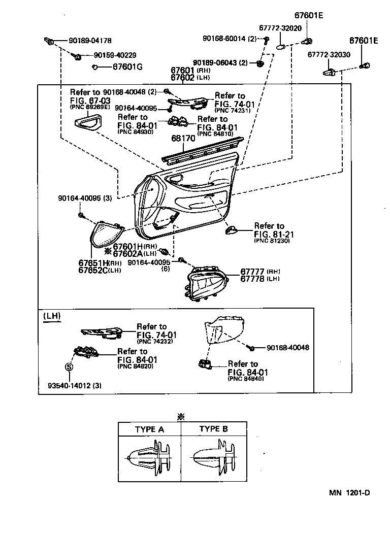  ES300 |  FRONT DOOR PANEL GLASS