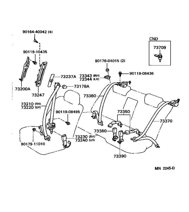  GS300 |  SEAT BELT CHILD RESTRAINT SEAT