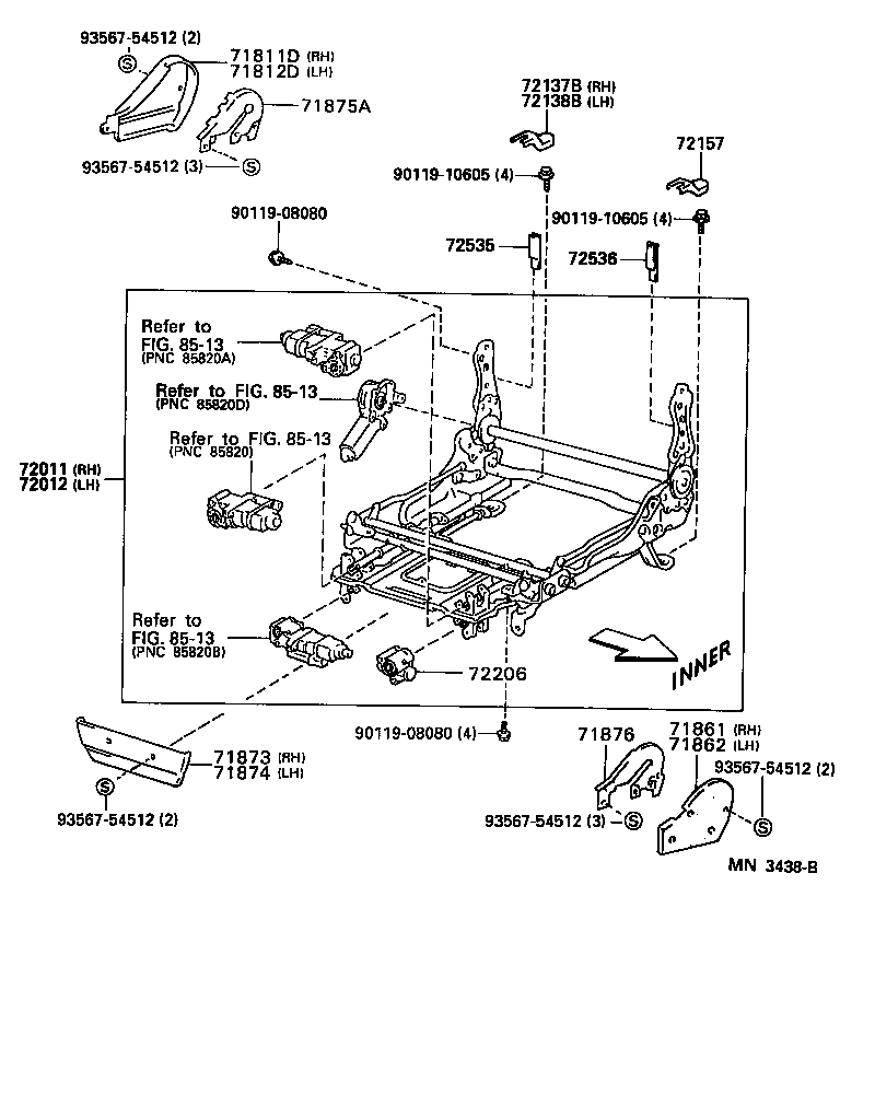  LX450 |  SEAT SEAT TRACK