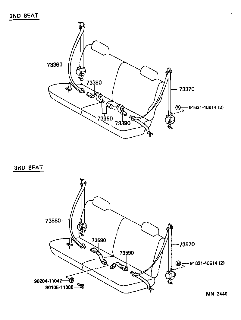  LX450 |  SEAT BELT