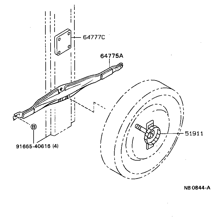  CRESSIDA |  SPARE WHEEL CARRIER