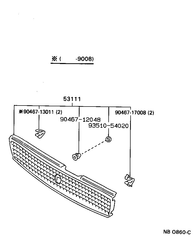  CRESSIDA |  RADIATOR GRILLE