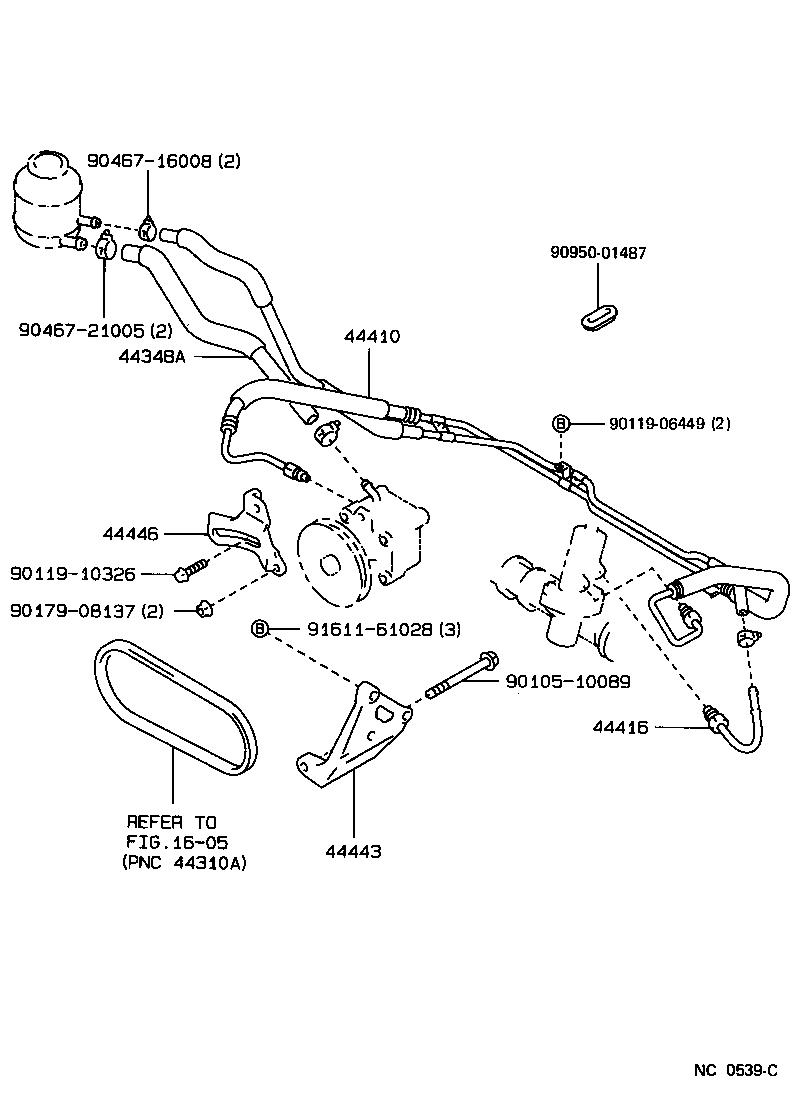  CRESSIDA |  POWER STEERING TUBE