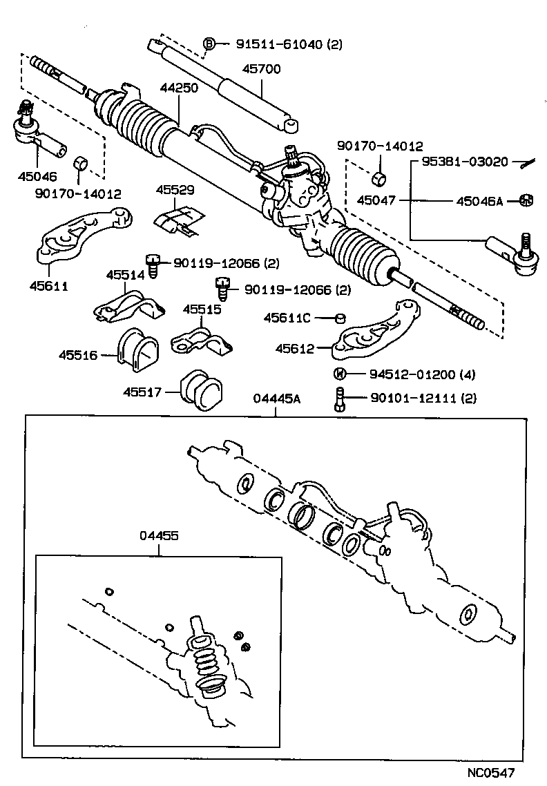  CRESSIDA |  FRONT STEERING GEAR LINK