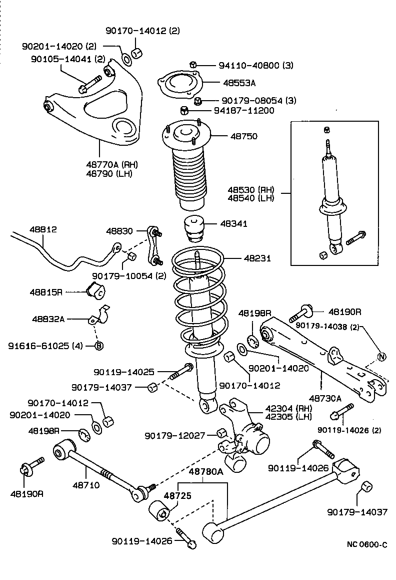  CRESSIDA |  REAR SPRING SHOCK ABSORBER