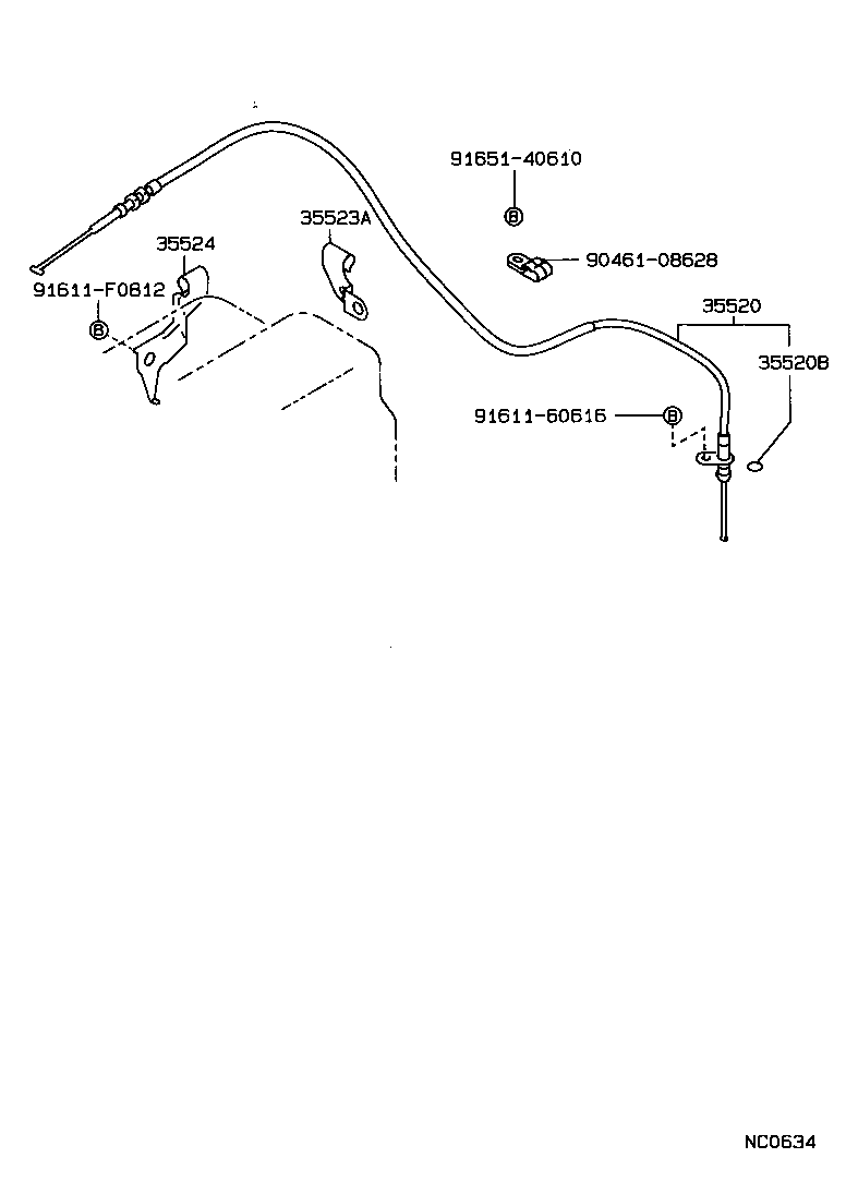  4 RUNNER TRUCK |  THROTTLE LINK VALVE LEVER ATM