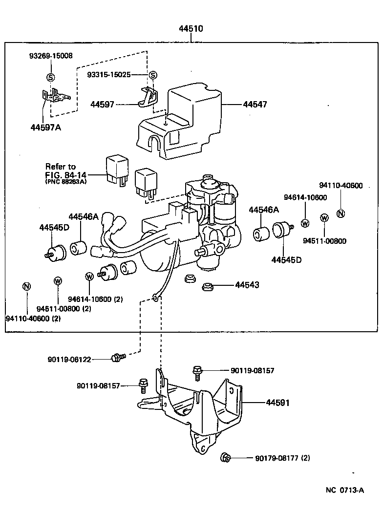  LS400 |  BRAKE TUBE CLAMP