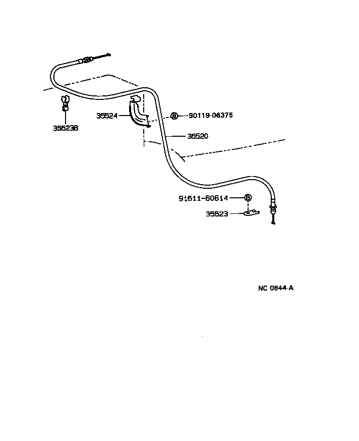  MR2 |  THROTTLE LINK VALVE LEVER ATM