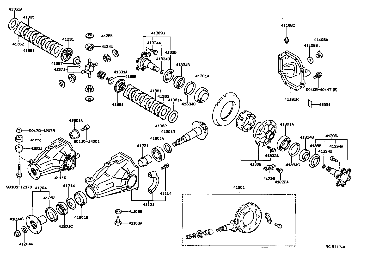  CRESSIDA |  REAR AXLE HOUSING DIFFERENTIAL