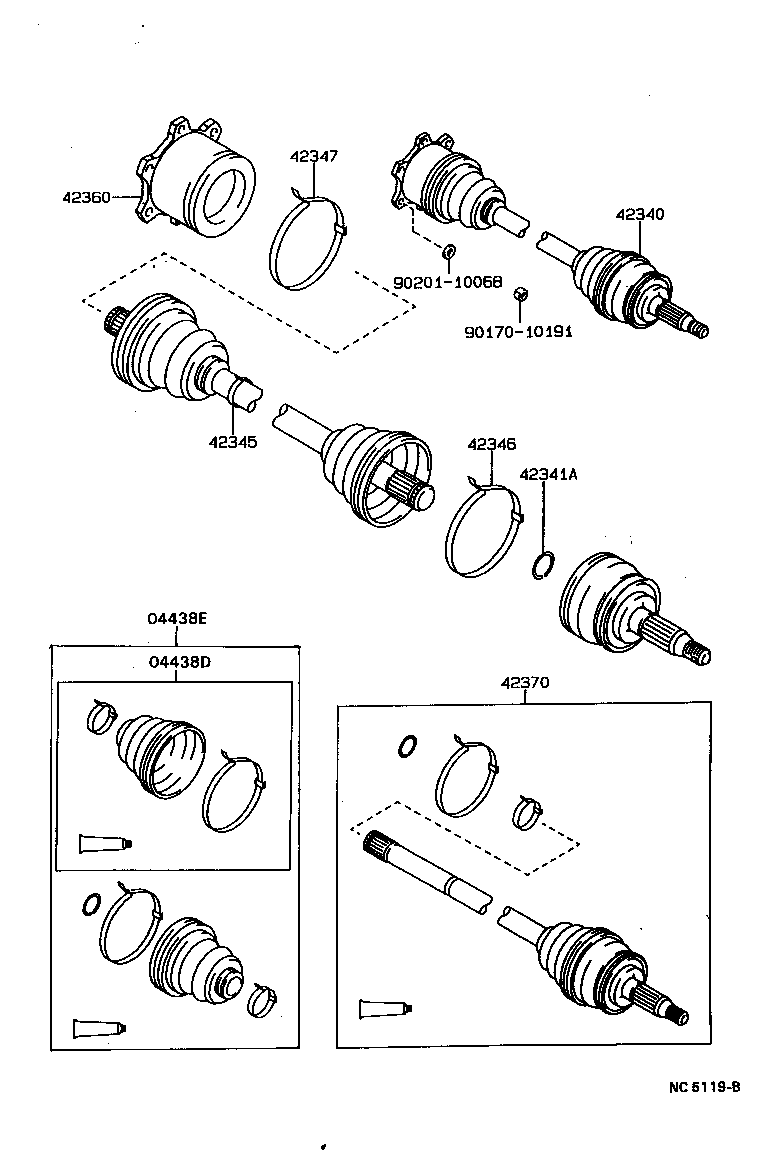  CRESSIDA |  REAR AXLE SHAFT HUB