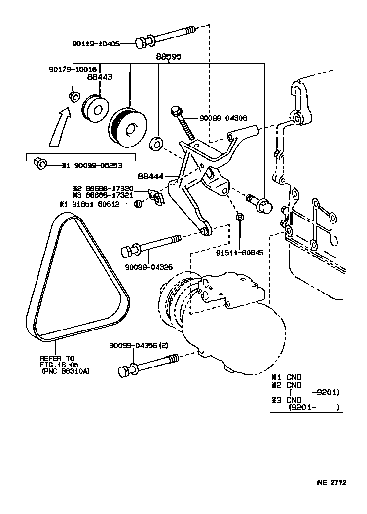  MR2 |  HEATING AIR CONDITIONING COMPRESSOR