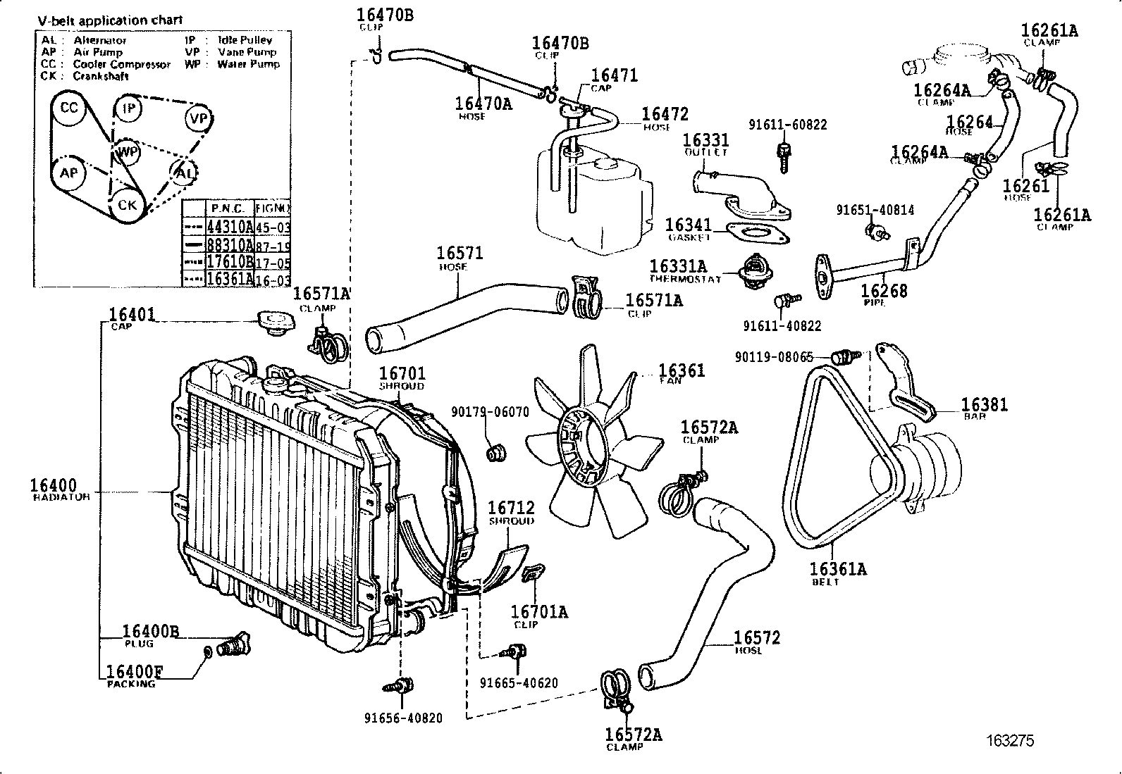  CELICA |  RADIATOR WATER OUTLET