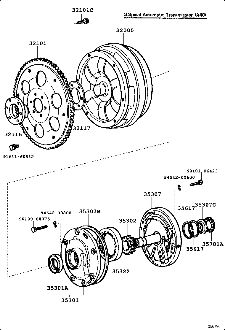  CELICA |  TORQUE CONVERTER FRONT OIL PUMP CHAIN ATM