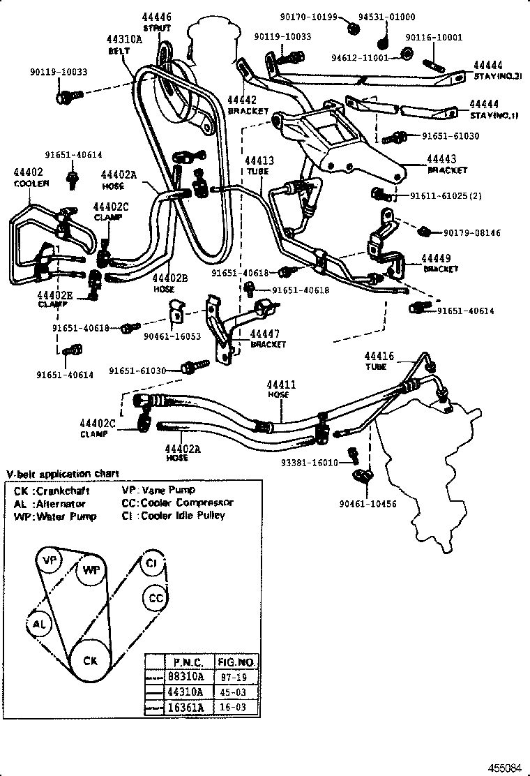  CRESSIDA |  POWER STEERING TUBE