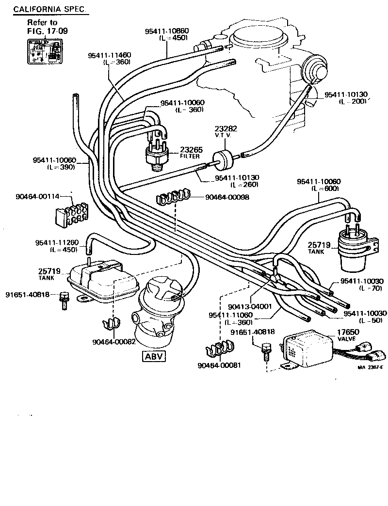  LAND CRUISER 40 55 |  VACUUM PIPING