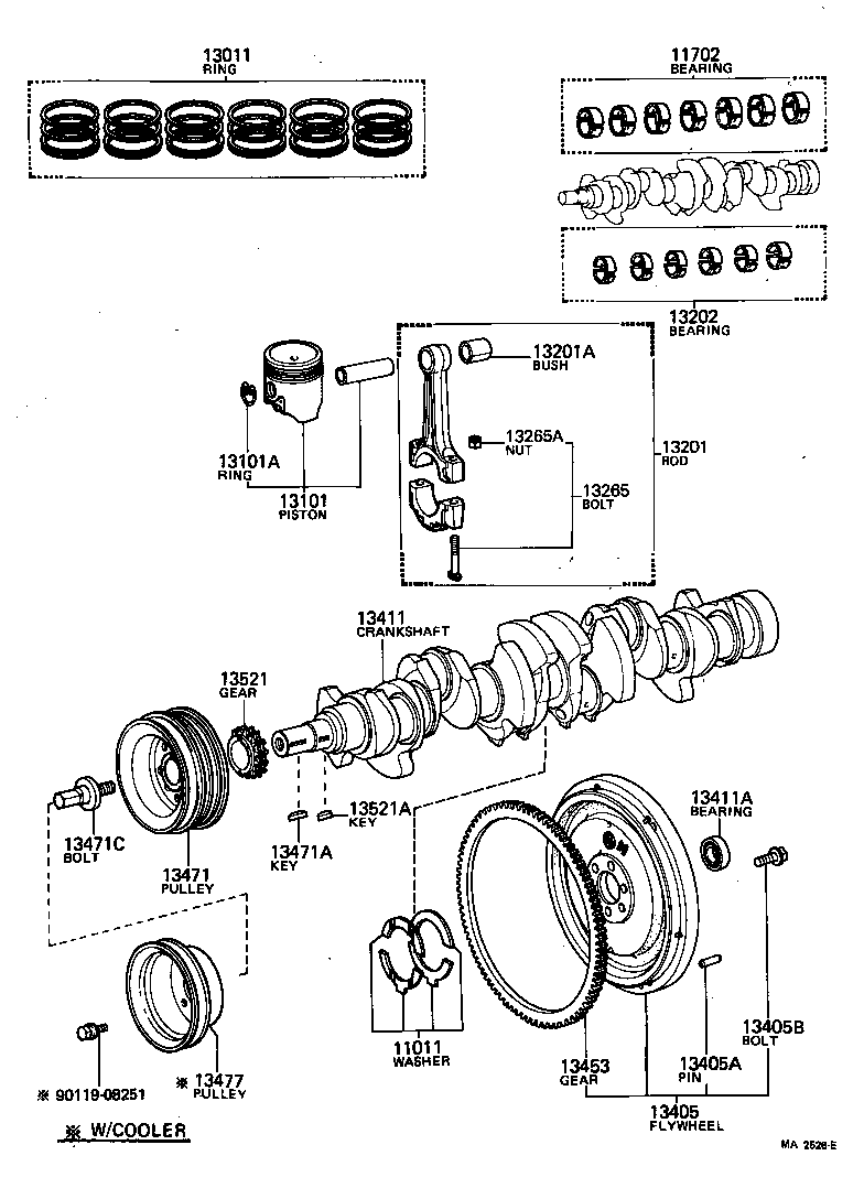  CELICA |  CRANKSHAFT PISTON