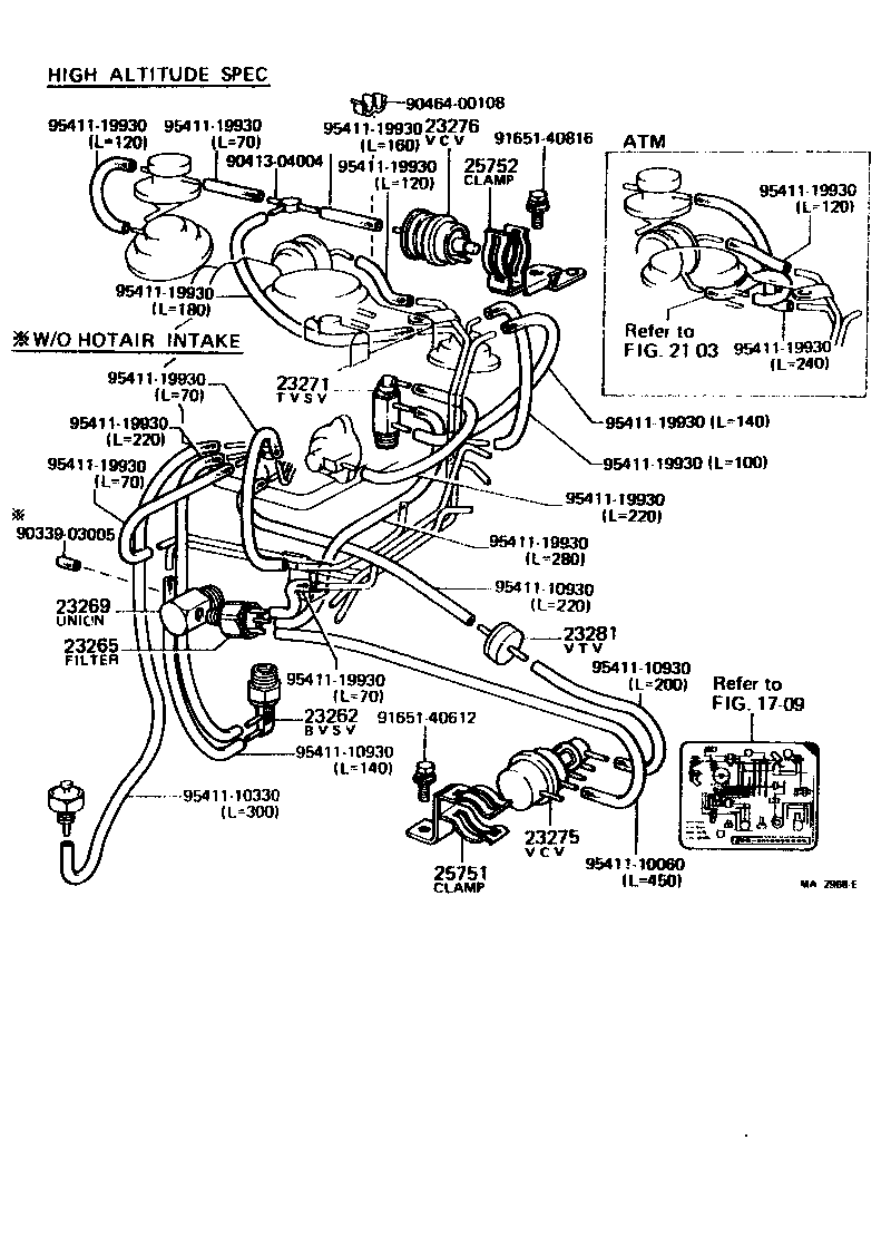  CELICA |  VACUUM PIPING