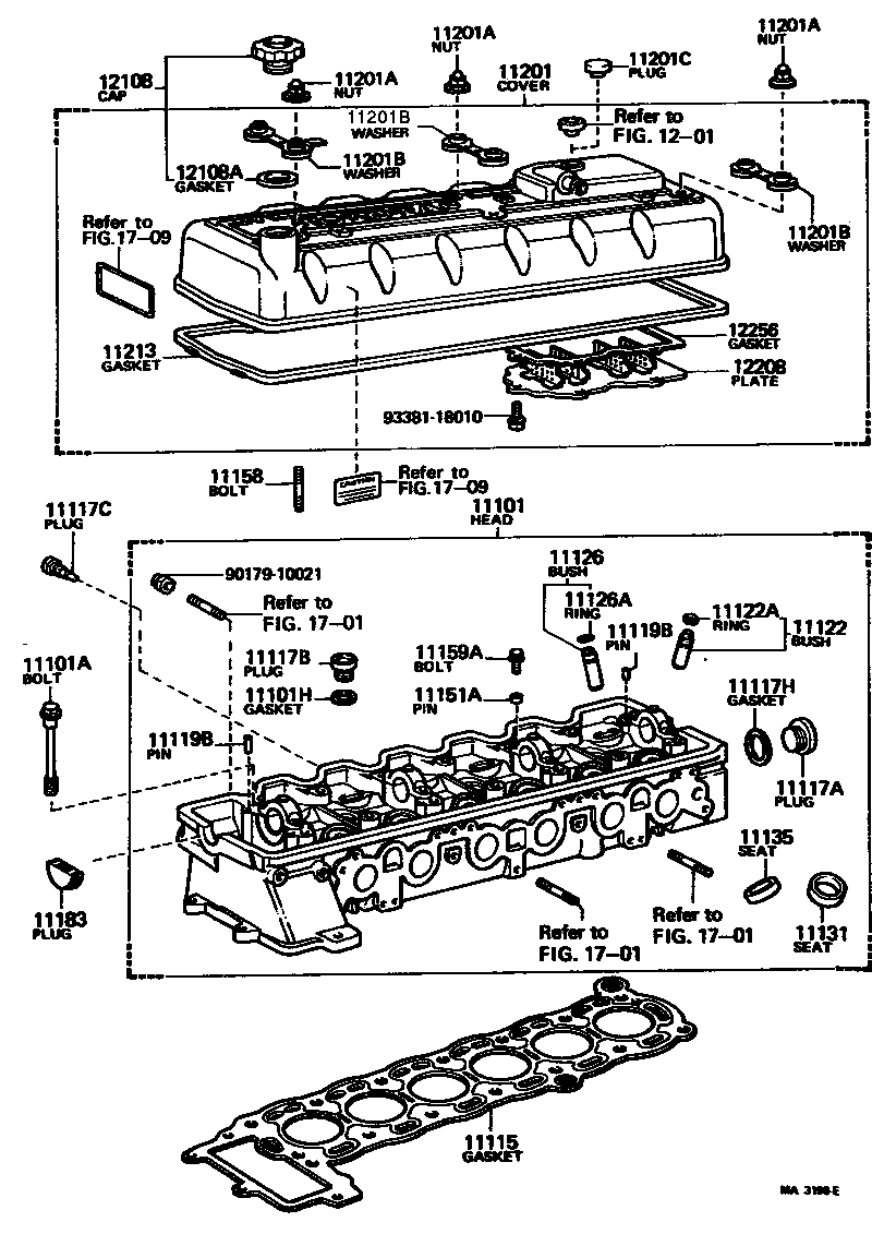  CRESSIDA |  CYLINDER HEAD