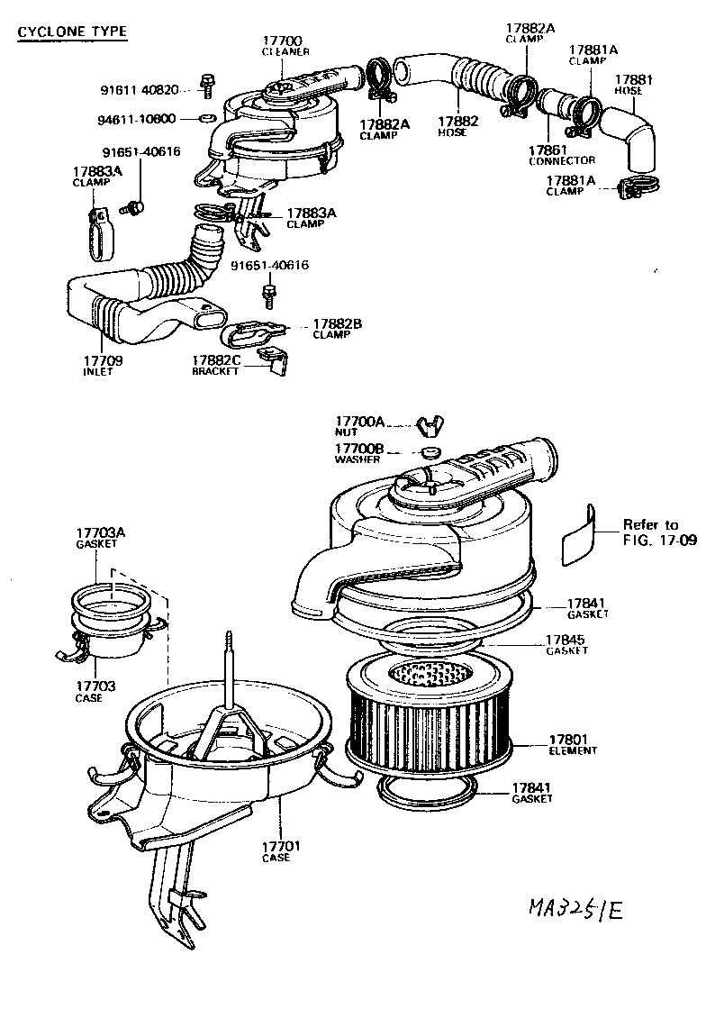  LAND CRUISER 40 55 |  AIR CLEANER