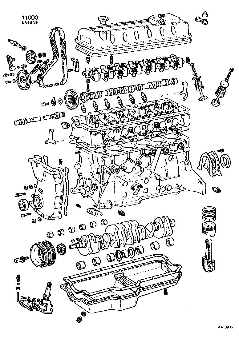  CELICA |  PARTIAL ENGINE ASSEMBLY