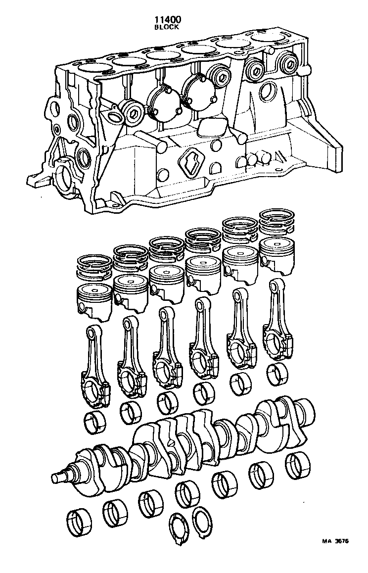  CELICA |  SHORT BLOCK ASSEMBLY