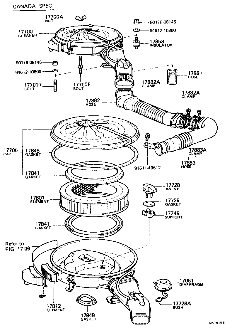  CELICA |  AIR CLEANER